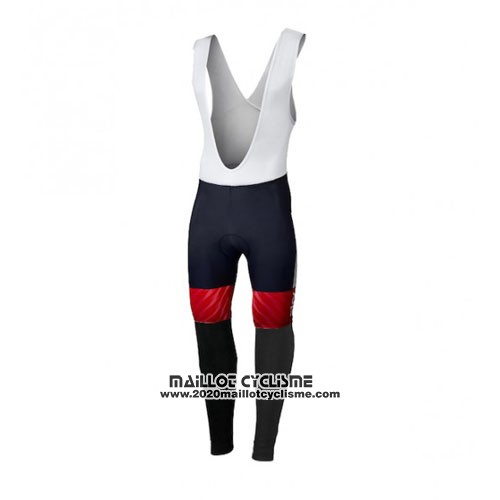 2016 Maillot Ciclismo Sky Champion Regno Unito Blanc et Rouge Manches Longues et Cuissard